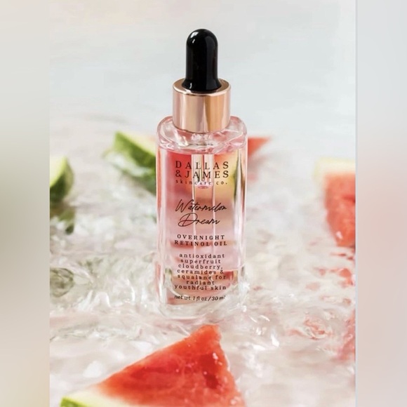 Dallas & James Watermelon Dream Retinol Oil Sealed Full Size New - Picture 3 of 7